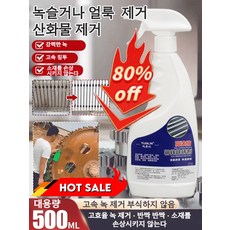 [독일 수입] 1+1 강력녹제거제 주철볼트 금속고강력강철 고농도강근나사합금녹제거제, 500ML 스테인리스강 녹 제거제*6, 1개, 500ml