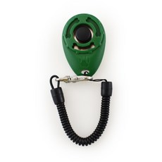 寵物訓練按壓響片 寵物訓練器 狗狗貓咪訓練響板 響片, 綠色, 1個