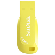 샌디스크 익스트림 하이 스피드 USB 3.2 메모리 CZ410 깅코 옐로, 1개, 128GB