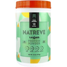 NATREVE 純素蛋白粉軟糖布朗尼味, 1個, 675克