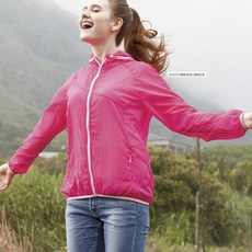 RATOPS 瑞多仕 女抗UV外套 DH2075 螢光粉紅 / 15丹尼微皺布