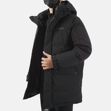 K-SWISS 男女通用款連帽羽絨外套 4220DJ104_BK