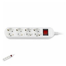 이렌콩 멀티탭 4구메인S W 가정용멀티탭 일자형멀티탭 절전멀티탭, 1