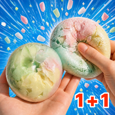 우아로그 왁뿌볼 말랑이 스트레스볼 왁스뿌시기, 파스텔솜사탕, 55g, 2개