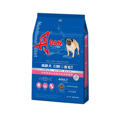 DAN 丹 成齡犬 口腔健康 皮毛配方 羊肉蘋果 狗乾糧, 9kg, 1個, no this value