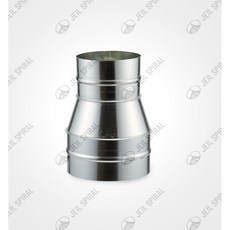 닥트 부속 레듀셔 레듀샤 함석 닥트 부속 100X75파이 100x50 125x100 125x75 125x50 150x125 150x100 150x75 시로코팬 브로아 송풍기, 고객직접설치, 125x75파이