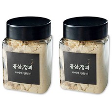 콩고물 홍삼정과 200g X 2p (진주브러치실크보자기포장) 홍삼 어르신 간식 금산 금산양전식품 선물, 2개
