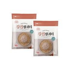 국산 강진 쌀귀리, 2개, 1kg