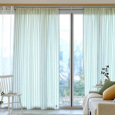 모던하우스 써니팝 면 봉집형 긴창문 커튼