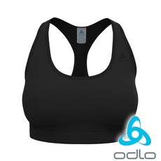 ODLO 瑞士 女 ASCENT 中度支撐 羊毛運動內衣 131461 15000黑