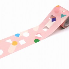 mt fab 系列 延伸幾何 軋型和紙膠帶 創意手作裝飾 (全5款) 45mm x 3m, 1個, 01.延伸幾何