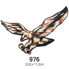 와펜 DIY 자수 패치 와펜모음 열부착식와펜, 1개, 와펜 패치 976번