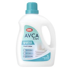 AVCA 專業級超高濃縮室內晾乾衣物柔軟精 清新棉花香 正裝, 1個, 3L