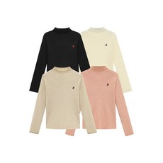 비버리힐스폴로클럽 비버리힐스클럽 여성 소프트 비스코스 하프넥 니트 TK021 _