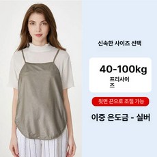 에리꼬 전자파차단앞치마 인덕션전자파차단앞치마, 1개