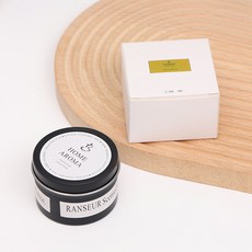 黑色馬口罐香薰蠟燭復古植物蠟伴手禮臥室擴香香氛精油玫瑰檀香, 直徑6*高4CM:晚香玉