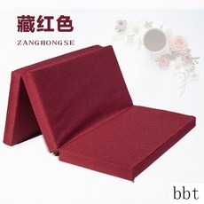 台東出貨 佛墊三折蒲團 禪修墊 打坐墊 拜墊 加厚椰棕絲 便攜, 三折墊-藏紅色,單獨小墊（顏色請備註）