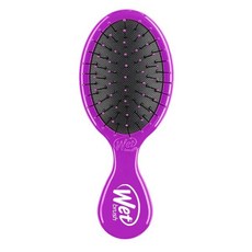 젖은 브러시 스쿼트 디탱글링 독점 아쿠아 미니 디탱글러 꼬임 방지 초극세 강모 및 건조 링 헤어브러시 여성 남성용 모든 모발 유형 2917829, 1개 (1팩), 퍼플