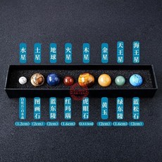 광석 광물 표본 원석 모형 진열 결정 보석 지질학, 8행성블랙박스