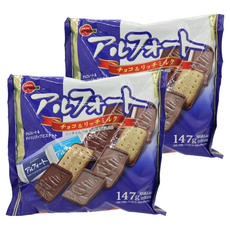 부르본 알포트 초코 & 리치 밀크 맛 14개입, 147g, 2개