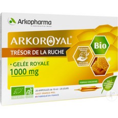 Arkopharma gelee royale 1000mg 20앰플 프랑스 로얄젤리, 6개, 200ml