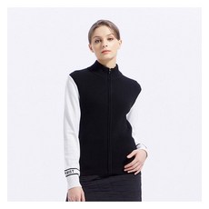 톨비스트 (여성)전판 조직감 니트 풀집업 가디건_GACF9-WSC010_BK1