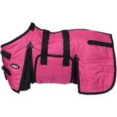 Tough 1 600D 밸리 랩이 있는 미니어처 안정적인 담요 핑크 139.2cm(51인치), 36"