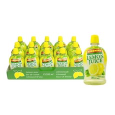 리모니노 레몬 주스, 200ml, 15개