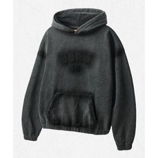 [국내정품] 디미트리 블랙 DIMITRI BLACK VLAD 핸드 브러쉬 아플리케 후드 티셔츠_피그먼트 차콜 VBE7TH08CH 2504503