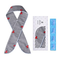 베니앙 쿨스카프 아이스팩 교체 장시간 사용/어린이 성인 애견 쿨스카프 사용가능