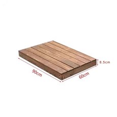 카페 원목 공원의자 철제 나무 야외 야외용 의자 벤치, E. 90cm x 60cm x 8.5cm