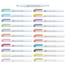 제브라 마일드라이너 형광펜 단색 낱색, 23번/매리골드(MMGO)