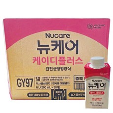 대상 뉴케어 케이디 플러스 200ml x 60팩, 60개