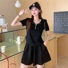 데일리 여성 트레이닝 반집업 트레이닝 트레이닝복 상하복