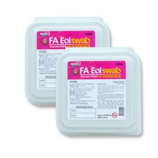FA 에프에이 멸균 이올스왑(벌크형) 200매 소독 알콜솜, 2개