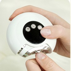 1+1 전동 자동 손톱깎이 휴대용 LED조명 속도조절 손톱정리 발톱관리 네일케어 네일트리머, 707 전동손톱깎이