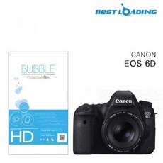 BIGHAPPY 캐논 EOS 6D 버블 HD 액정 상단 보호 강화필름 2매, 본상품, 1개