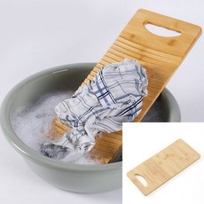 대나무 빨래판 40x18cm 플랫 속옷빨래판 대나무손빨래판 빨래용품