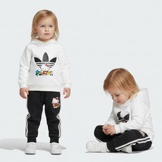 [매장정품/소량입고] 아디다스 키즈 오리지널스 x 헬로키티 후디 세트 : II0857