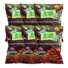 킹아일랜드 구운 코코넛칩 초코맛, 50g, 6개