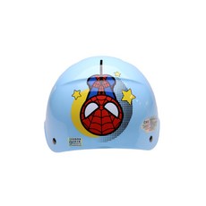EVO CA112 蜘蛛人3代 兒童安全帽 附防水短鏡片 輕便型 MARVEL 漫威 智同, 水藍色,CA112(50~52cm)