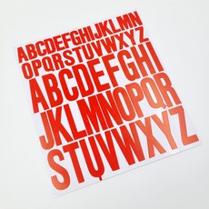 컬러 알파벳 스티커(10색) 영어, 하늘