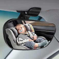 후방석 아기 관찰 보조 거울 차내 설치 안전확인 유아 탑승 시야확보 각도조절, 1개, 흡착형(b)
