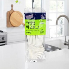 크린렙 일회용 위생 포크 10개입, 1개