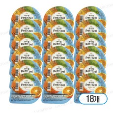 쁘띠첼 과일젤리 밀감, 90g, 18개