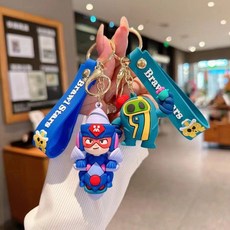 브롤 캐릭터 키링 가방 펜던트 악세사리, 3세대 -다크블루 + 스파이크쌍, 1개