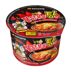 삼양 불닭볶음탕면 큰컵 120g, 4개