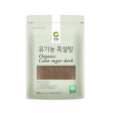 대상 청정원 유기농 흑설탕, 454g, 1개