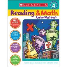 Scholastic Reading and Math Jumbo Workbook Grade 4