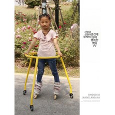 인라인 스케이트 보조기구 초보자 넘어짐 롤러장 방지, 1개, 블루-작은 사이즈-일반형